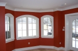 Newly Painted Red Room in Fairfax VA